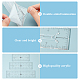 3Pcs 3 Style Acrylic Quilting Template(DIY-WH0568-39)-4