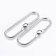 304 Stainless Steel European Style Round Snake Chains Bracelet Making(STAS-I097-004A-P)-3