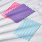 3Pcs 3 Colors Paper Sticky Note Pads, Memo Pad, for Office & School Supplies, Rectangle, Mixed Color, 150x100x5mm, 1pc/color(DIY-LP0002-29)