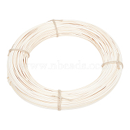 Natural Rattan Wicker, Solid Weaving Material, for DIY, Furniture Knitting, White, 2mm, 250g/roll(KY-WH00026-64B)