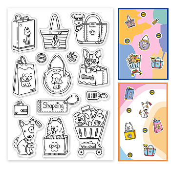 PVC Plastic Stamps, for DIY Scrapbooking, Photo Album Decorative, Cards Making, Stamp Sheets, Bag Pattern, 160x110x3mm