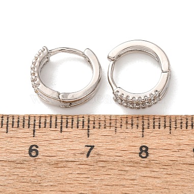 Brass Micro Pave Cubic Zirconia Hoop Earrings(KK-CBA90BB-07P)-5