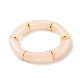 Bracelets extensibles en perles de tube acrylique(X-BJEW-JB07774-05)-1