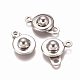 201 Stainless Steel Snap Clasps(STAS-I137-06P)-1