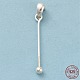 925 Sterling Silver Pendant Bails(STER-P048-01C-S)-1