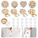Alloy Cufflinks(BUTT-NB0002-19G)-1