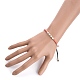 Bracelets réglables de perles tressées avec cordon en nylon(BJEW-JB05480-04)-4