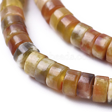 Natural Dragon Blood Jade Beads Strands(G-D0017-07)-3