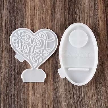 Heart Candle Holder DIY Silicone Molds(SIL-F007-12A)-2