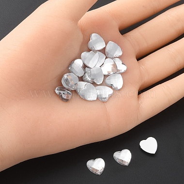 Accesorios de ropa de cabujones de espalda plana de diamantes de imitación acrílicos(GACR-YW0001-01)-4