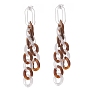 Sienna Twist Acrylic Stud Earrings(EJEW-JE04767-06)