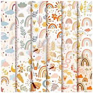 12 Sheets 12 Styles Scrapbooking Paper Pads, Decorative Craft Paper Pad, None Self-Adhesive, Arch, 153x153x0.1mm, 1 Sheet/style(DIY-C079-01J)
