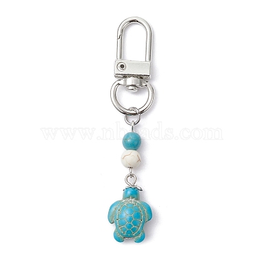 Turquoise Turtle Synthetic Turquoise Pendant Decorations