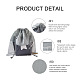 Givenny-EU 8Pcs 4 Colors Blank Non-Woven DIY Craft Drawstring Storage Bags(ABAG-GN0001-10B)-4