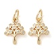 Rack Plating Brass Micro Pave Clear Cubic Zirconia Charms(KK-D097-05G)-1