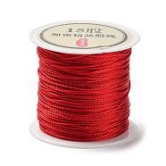 15-Ply Round Nylon Thread, with Spool, Crimson, 1mm, about 21.87 Yards(20m)/Roll(NWIR-Q001-01A-01)