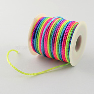 Nylon Thread, Colorful, 2mm, 40yards/roll(NWIR-R007-2mm-01)