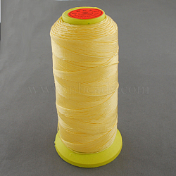 Nylon Sewing Thread, Champagne Yellow, 0.2mm, about 800m/roll(NWIR-Q005B-21)