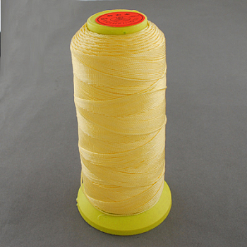 Nylon Sewing Thread, Champagne Yellow, 0.2mm, about 800m/roll