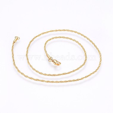 304 Stainless Steel Rope Chain Necklaces(MAK-L015-11B)-2