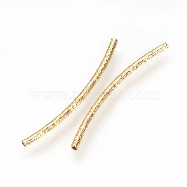 Real Gold Plated Tube Brass Beads