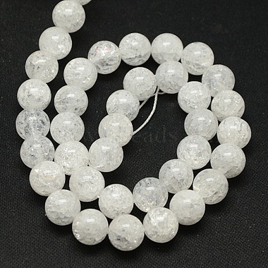 Chapelets de perles en quartz naturel craquelé(X-G-N0007-10mm-11)-2