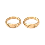 304 Stainless Steel Linking Rings, Ring Shape with 2-Loop, Golden, 8x2mm, Inner Diameter: 6mm(STAS-F362-05C-G)
