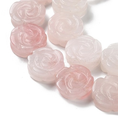 Natural Rose Quartz Beads Strands(G-B065-B16)-4