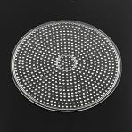 Flat Round ABC Plastic Pegboards used for 5x5mm DIY Fuse Beads, Clear, 154x5mm(DIY-Q009-52)