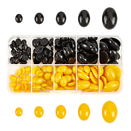 Resin Doll Noses Crafts Accessories, For DIY Doll Toys Making, Oval, Mixed Color, Box: 68x131x22mm(DIY-WH0203-44)