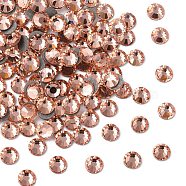 Preciosa&reg Crystal Hotfix Flatback Stones, Czech Crystal, Round(438 11 612 Chaton Rose VIVA 12 &reg), 00030 266 Apricot, SS12(3.3~3.5mm)(Y-PRC-HSS12-00030-266)