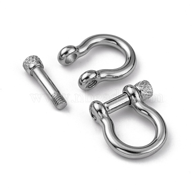 304 Stainless Steel D-Ring Anchor Shackle Clasps(X-STAS-M267-01)-2