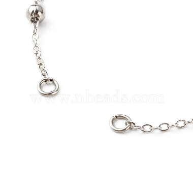 Handmade Brass Satellite Chain Bracelets Making Accessories(X-AJEW-JB01025-01)-3