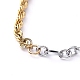 304 Stainless Steel Chain Bracelets(BJEW-JB05238)-2
