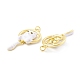 Rack Plating Brass Enamel  Pendants(KK-B053-35G)-3