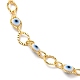Brass Horse Eye Link Chain Necklaces(NJEW-JN03161-01)-2