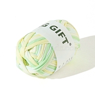 Polyester Cloth Yarn, For Hand Knitting Thick Thread, Crochet Cloth Yarn, Colorful, 5mm, about 32.81 Yards(30m)/Skein(PW-WG82661-52)