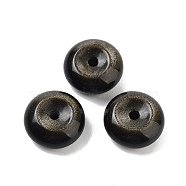 Natural Golden Sheen Obsidian Beads, Rondelle, 15x7mm, Hole: 2mm(G-A222-01C)