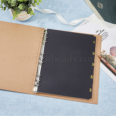 B5 5 Sheets Paper Binder Dividers(DIY-WH0308-508B-02)-7