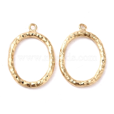 Golden Oval Brass Pendants