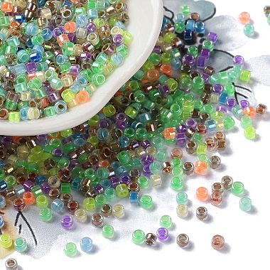 Spring Green Glass Beads