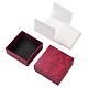 Square Flower Print Cardboard Bracelet Box(CBOX-Q038-03A)-3