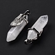 Natural Quartz Crystal Pendants(G-E059-04AS-07)-2