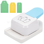 Border Punch, Embossing DIY Paper Printing Card Cutter, Cyan, 15x8.9x6.45cm(AJEW-WH0188-07)