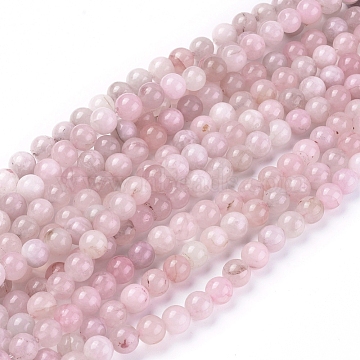 Natural Rose Quartz Beads Strands, Round, 8mm, Hole: 0.8~1mm, about 46pcs/Strand, 14.96 inch(38cm)(G-F591-04C-8mm)