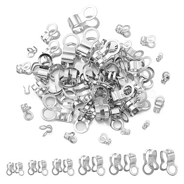 90Pcs 6 Styles 304 Stainless Steel Ball Chain Connectors(STAS-CJ0002-11)-3