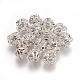 Brass Clear Rhinestone Beads(RB-A017-10mm-S)-1
