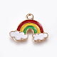 Alloy Enamel Pendants(ENAM-O035-14G-A)-1