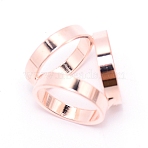 Alloy Women Lady Girls Fashion Scarf Ring Buckle, Cadmium Free & Lead Free, Rose Gold, 25.5x25.5x23mm(JEWB-WH0011-15RG-RS)