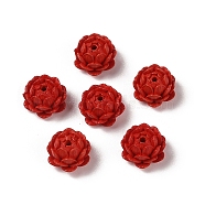 Synthetic Coral Beads, Dyed, Flower, FireBrick, 12.5x7.5mm, Hole: 1.4mm(CORA-C001-09C)